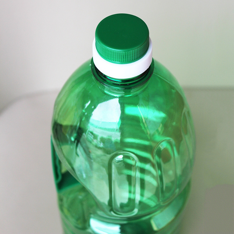 PET带手柄圆形油瓶绿色2