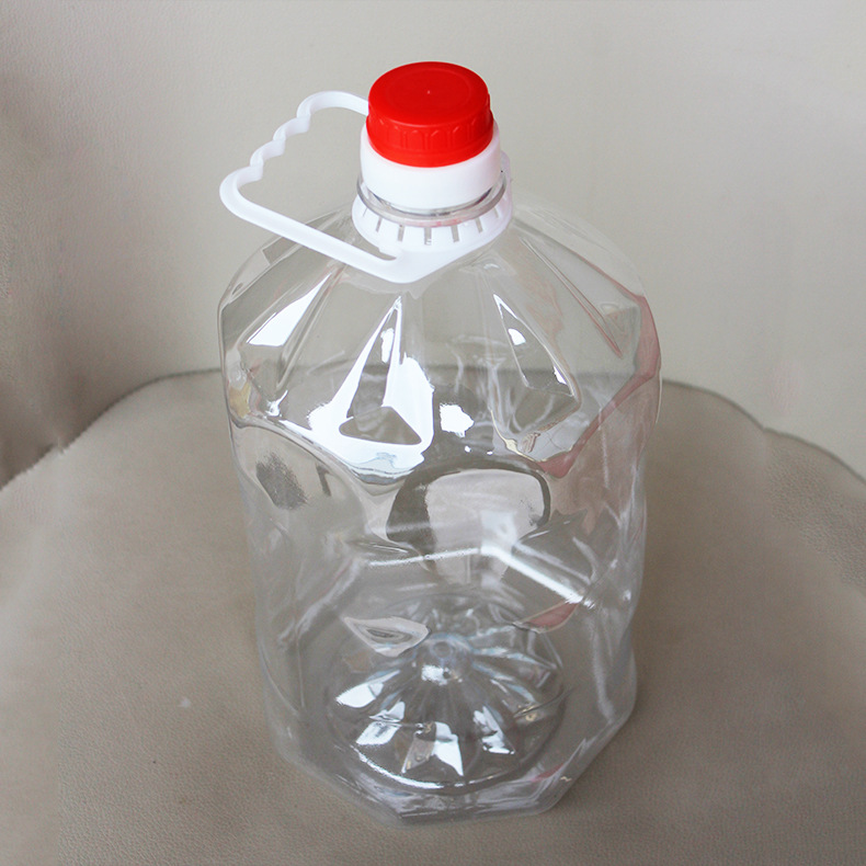 PET多角圆形油瓶5L-5