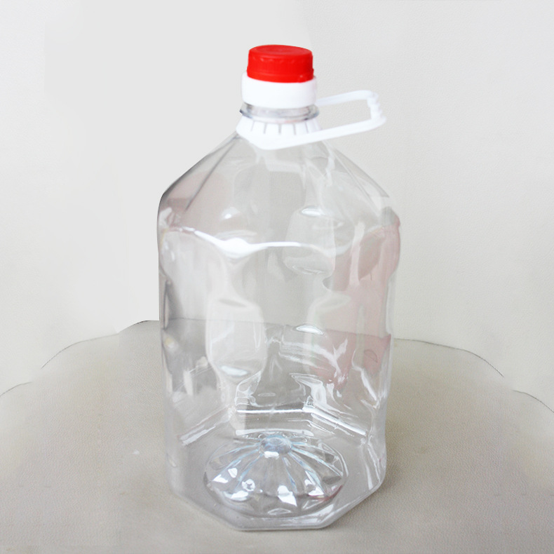 PET多角圆形油瓶5L-1