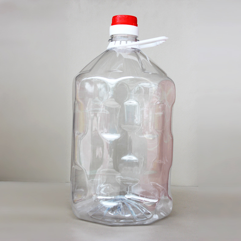 PET多角圆形油瓶5L-2